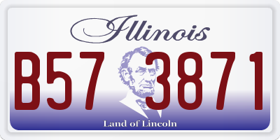 IL license plate B573871