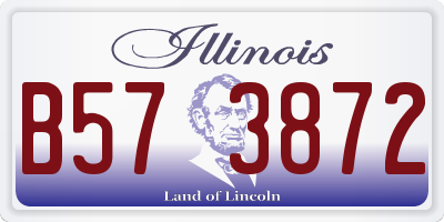 IL license plate B573872