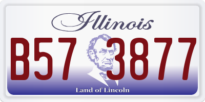 IL license plate B573877