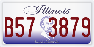 IL license plate B573879