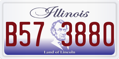IL license plate B573880