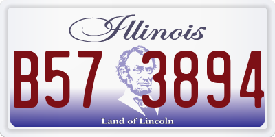 IL license plate B573894