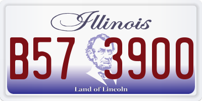 IL license plate B573900