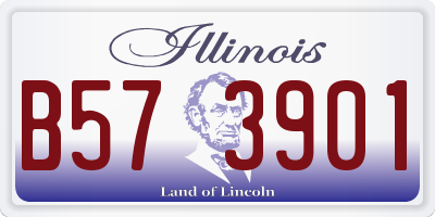 IL license plate B573901