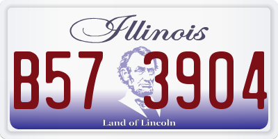 IL license plate B573904