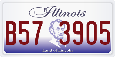 IL license plate B573905