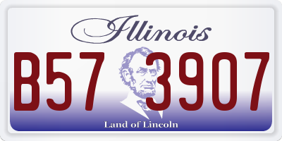 IL license plate B573907