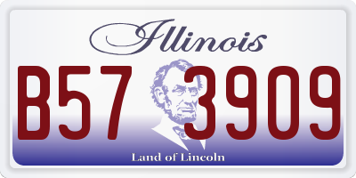 IL license plate B573909
