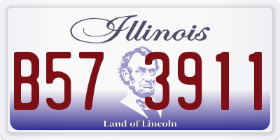 IL license plate B573911