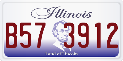 IL license plate B573912