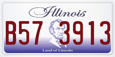 IL license plate B573913