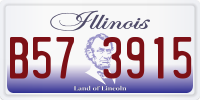 IL license plate B573915