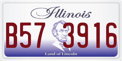 IL license plate B573916