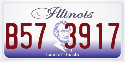 IL license plate B573917