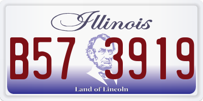 IL license plate B573919