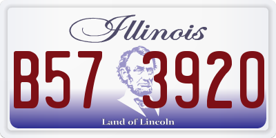 IL license plate B573920