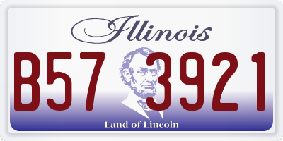 IL license plate B573921