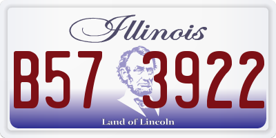 IL license plate B573922