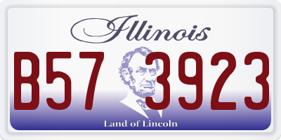 IL license plate B573923