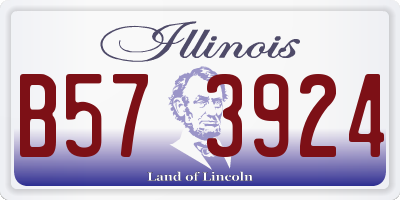 IL license plate B573924