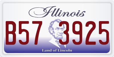 IL license plate B573925