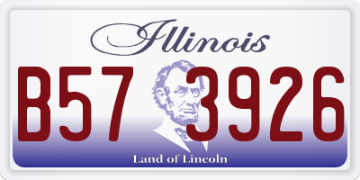 IL license plate B573926