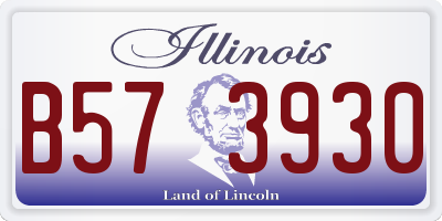 IL license plate B573930