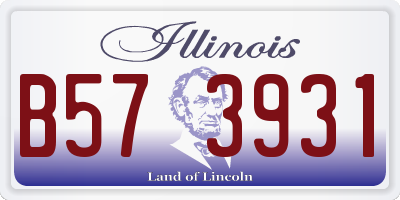 IL license plate B573931