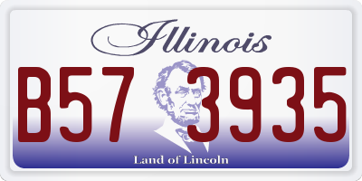 IL license plate B573935