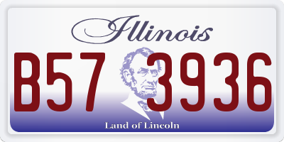 IL license plate B573936