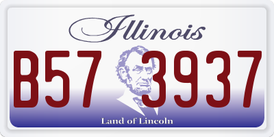 IL license plate B573937