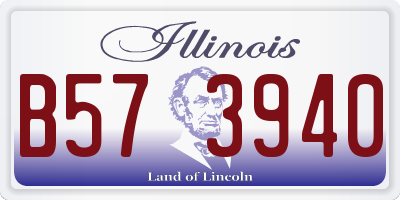 IL license plate B573940