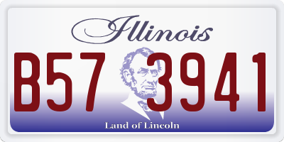 IL license plate B573941