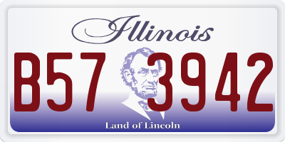 IL license plate B573942