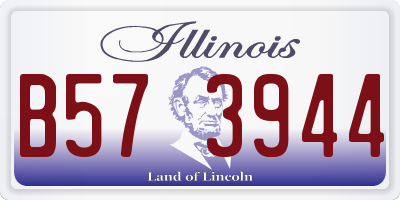 IL license plate B573944