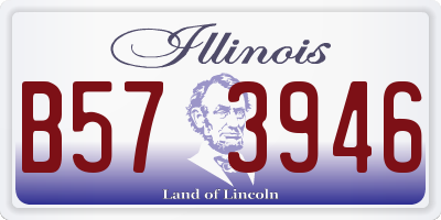 IL license plate B573946