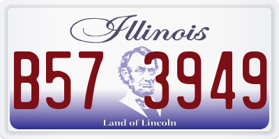 IL license plate B573949