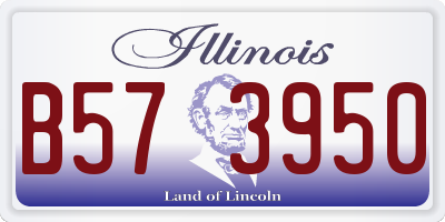 IL license plate B573950