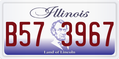 IL license plate B573967