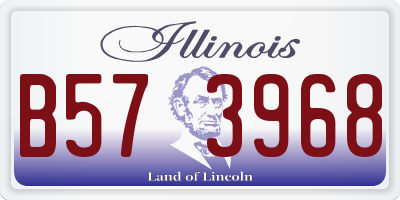 IL license plate B573968