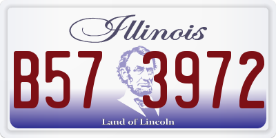 IL license plate B573972