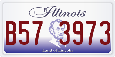 IL license plate B573973
