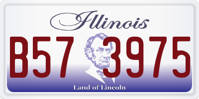 IL license plate B573975