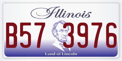 IL license plate B573976