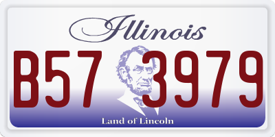 IL license plate B573979