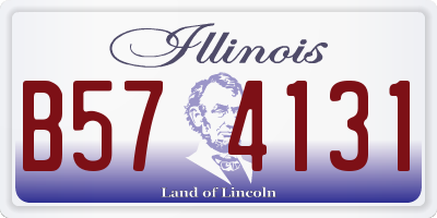 IL license plate B574131