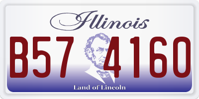 IL license plate B574160