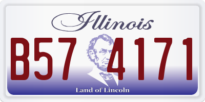 IL license plate B574171