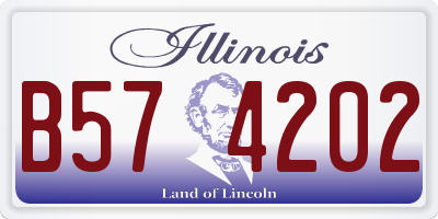 IL license plate B574202