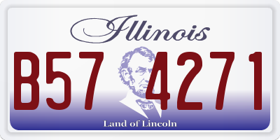 IL license plate B574271